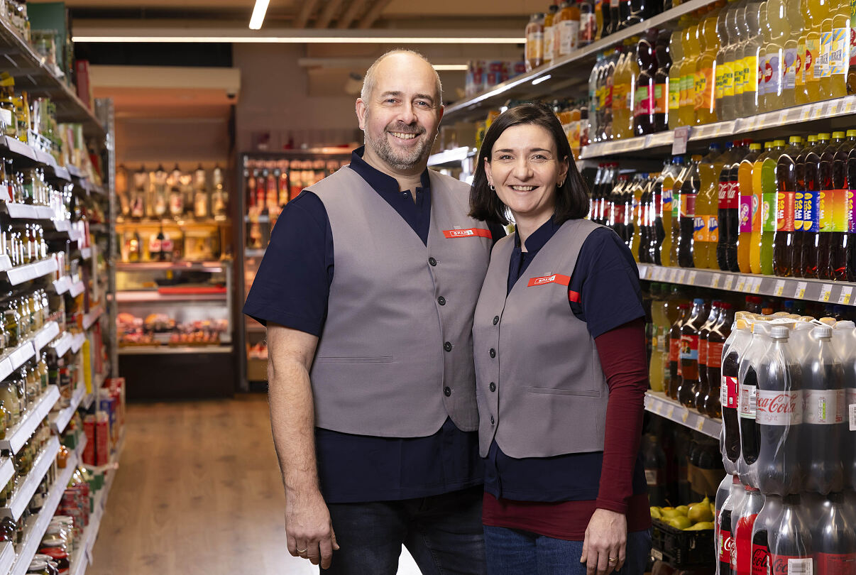 SPAR Kaufleute Reinhard Kroiss und Isabella Hager-Kroiss 