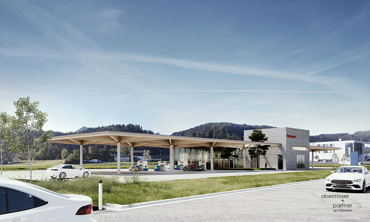 PA Foto SPAR express Thalgau Fassade