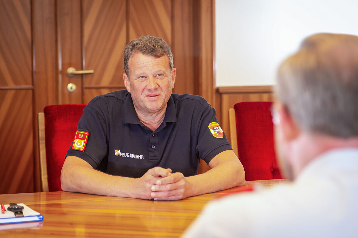Bild5: Manfred Eibl, Referatsleiter der Österreichischen Feuerwehrjugend