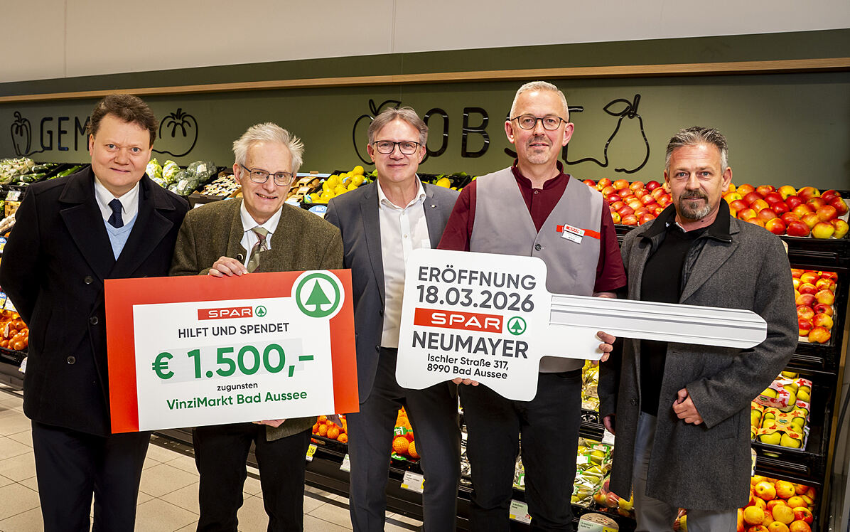 Eröffnung des frisch modernisierten SPAR-Supermarkts Bad Aussee