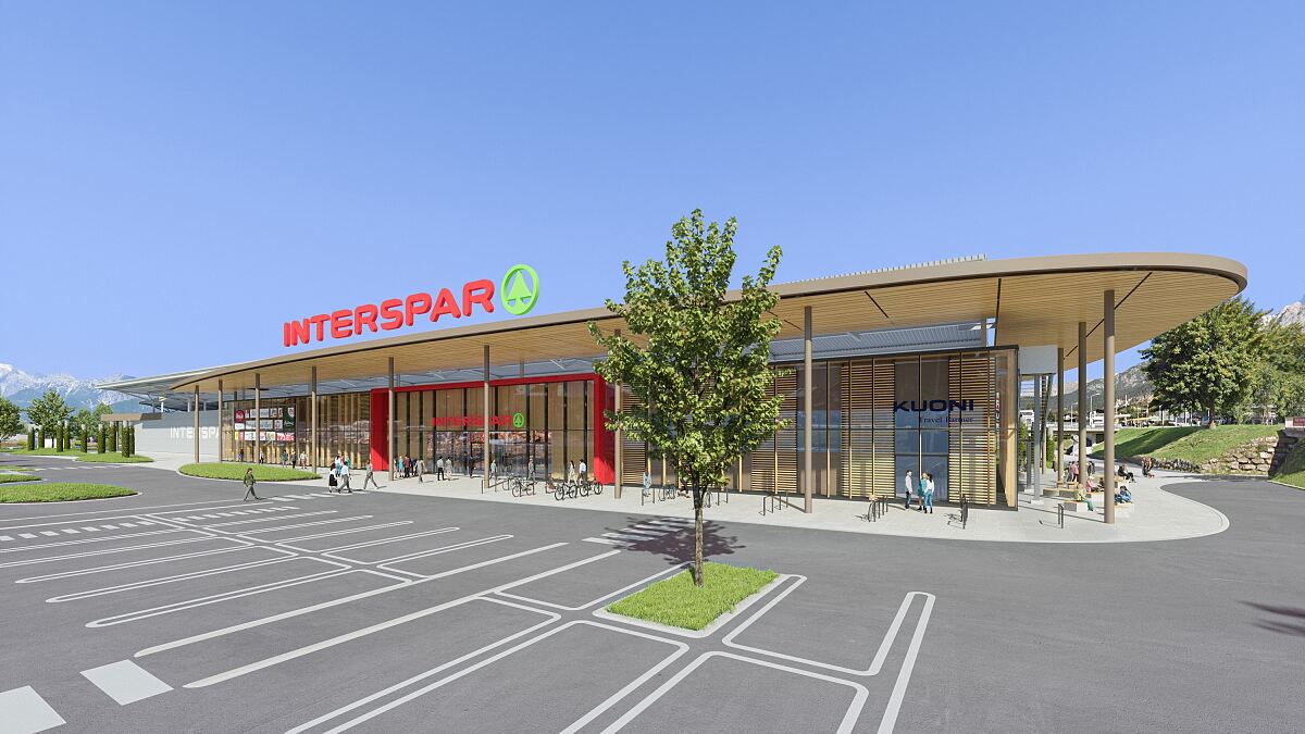 Bild2: Visualisierung INTERSPAR Saalfelden 