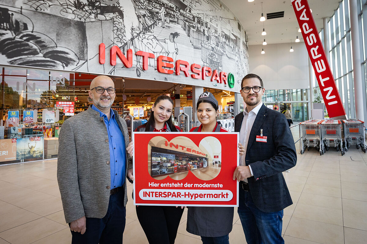 Bild1: Baubeginn im INTERSPAR-Hypermarkt SCW Graz
