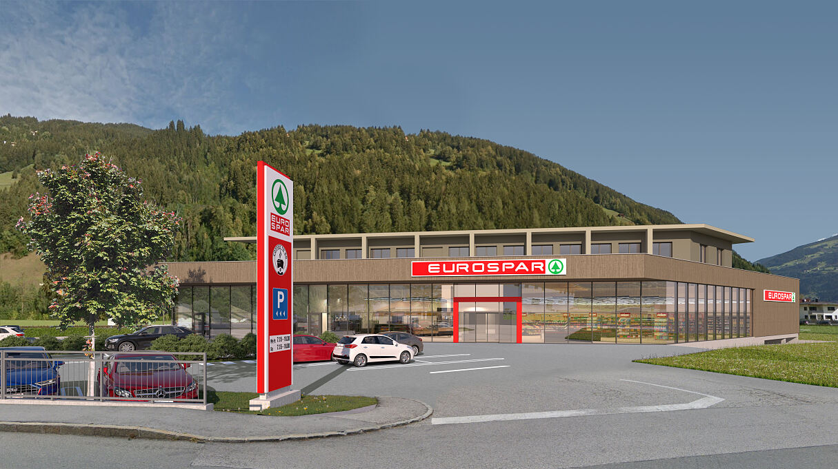 Visualisierung EUROSPAR Zell am Ziller