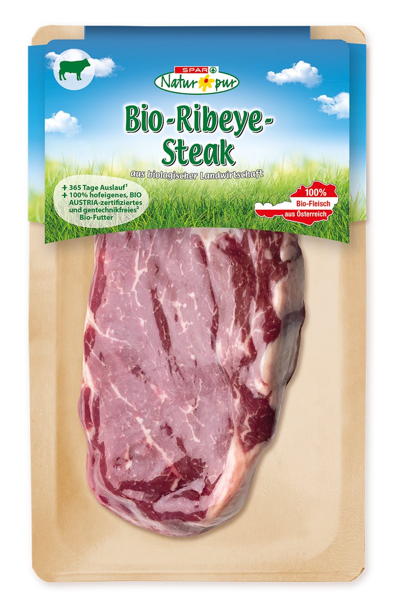 SPAR Natur pur  Bio-Ribeye Steak
