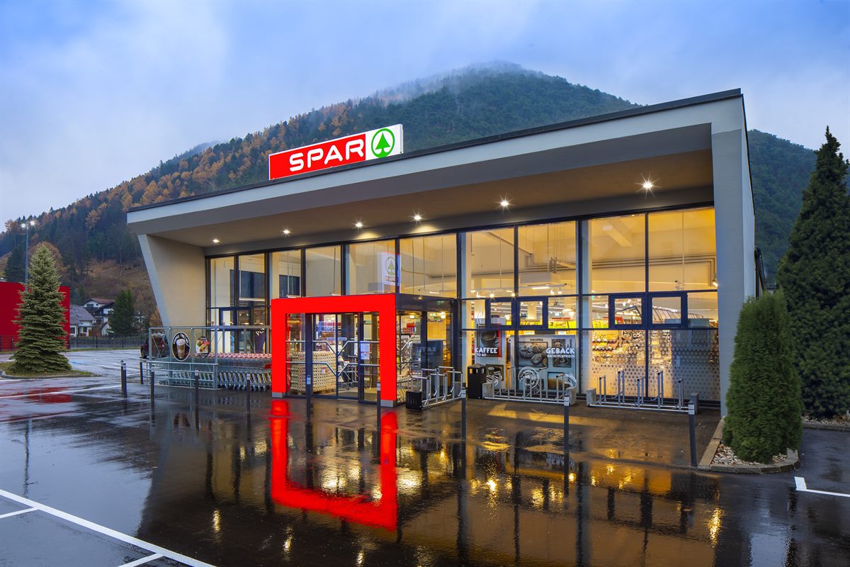 Der modernisierte SPAR-Supermarkt in Puchberg