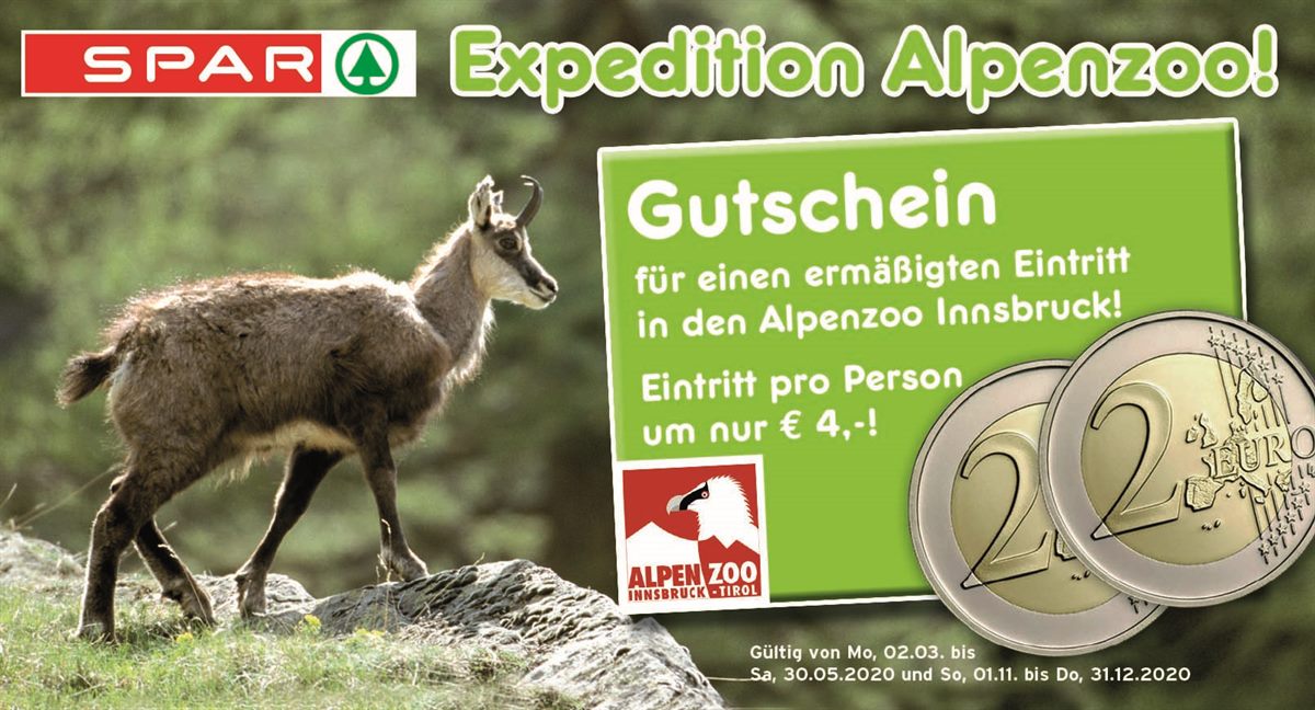SPAR_Alpenzoo_Innsbruck_Gutschein
