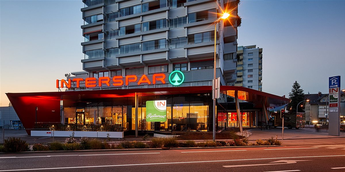 INTERSPAR-Hypermarkt Bregenz Außenaufnahme