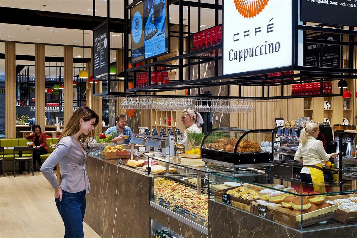 Café Cappuccino Vitrine