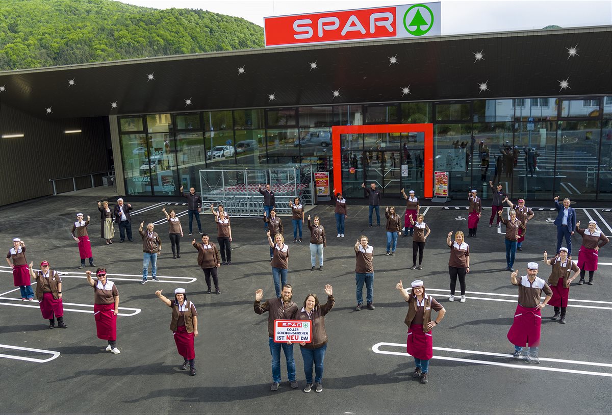Das Team im SPAR-Supermarkt Scheiblingkirchen