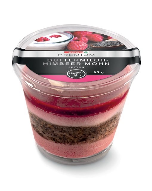 SPAR PERMIUM Buttermilch-Himbeer-Mohn