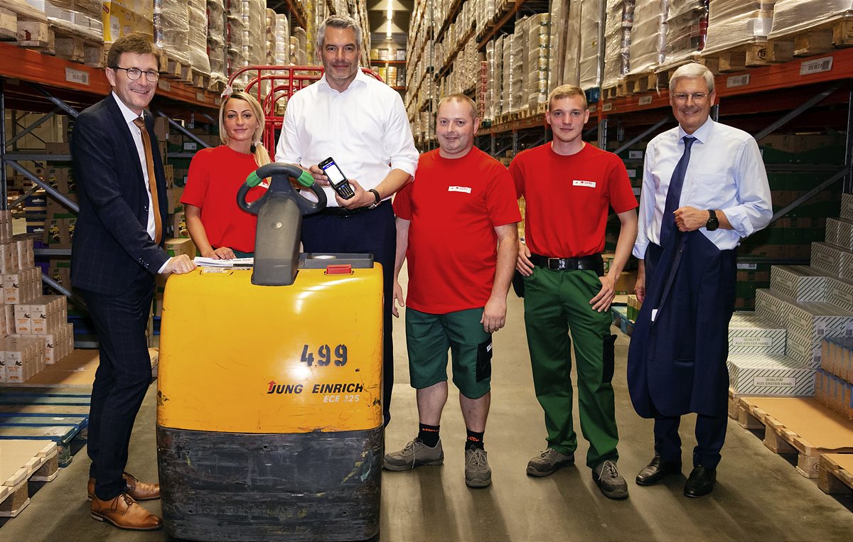 Führung durch die SPAR-Zentrale