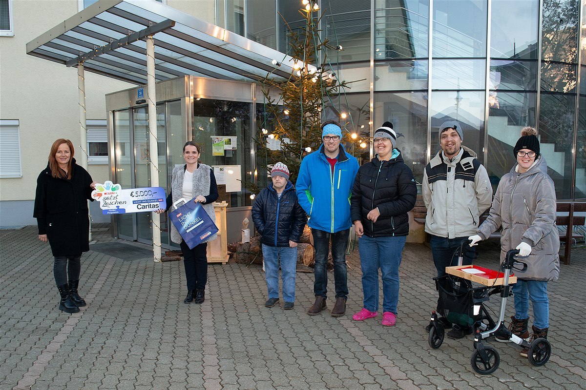 SPAR Caritas Uderns Licht ins Dunkel Spende 2021