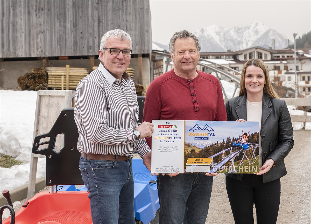 SPAR Kooperation Drachenflitzer Gutschein 2022
