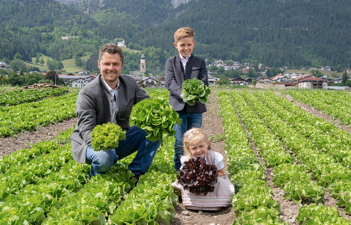 SPAR Saisonstart Gemüse Tirol Giner Salat
