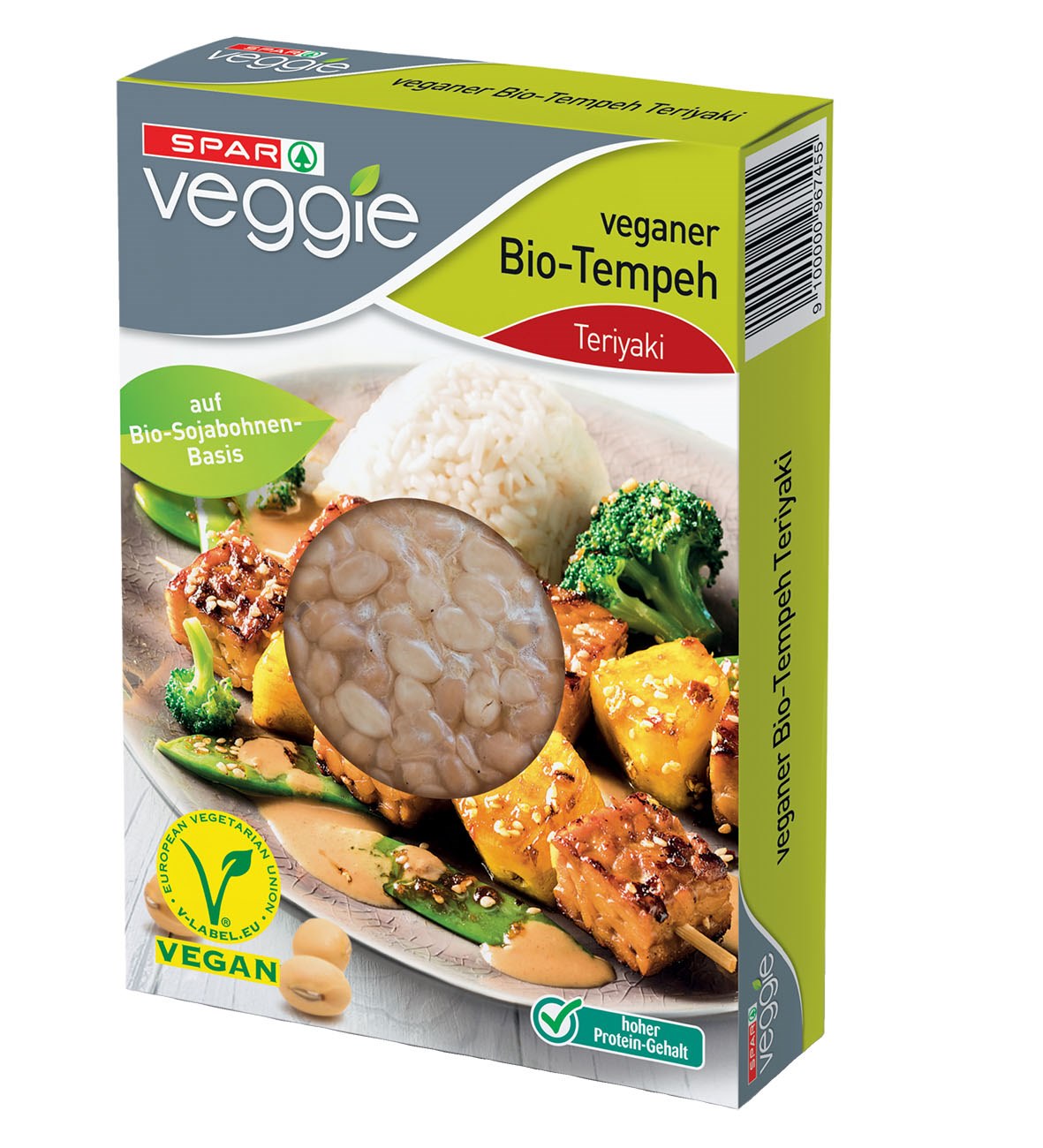 SPAR Veggie veganer Bio-Tempeh Teriyaki
