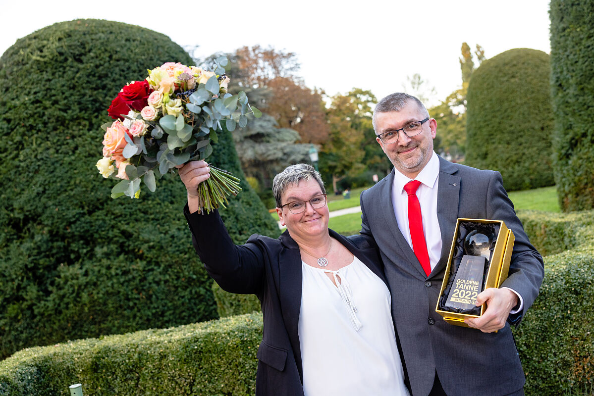 Goldene Tanne Paar