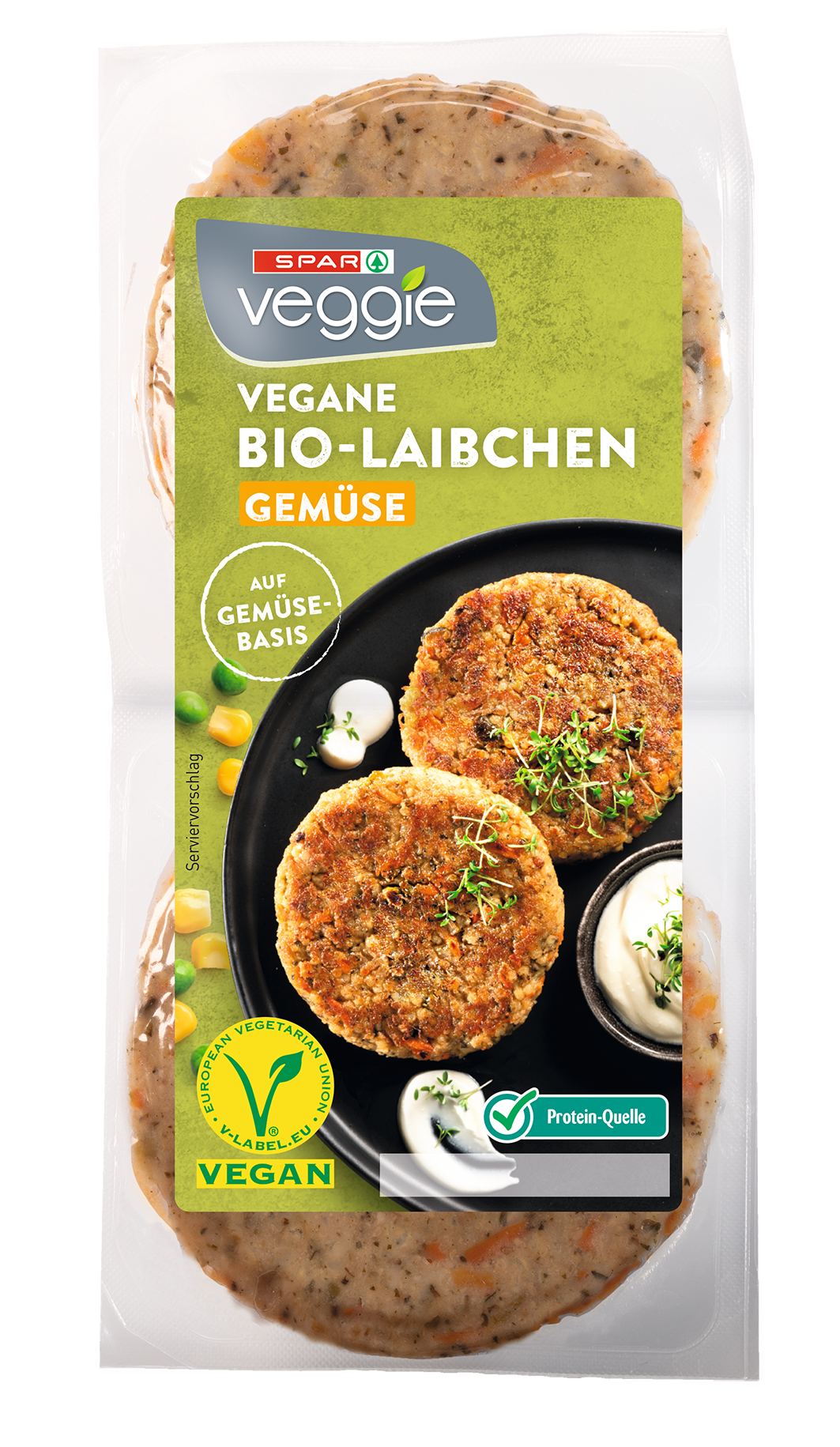 SPAR Veggie Vegane Bio-Laibchen Gemüse