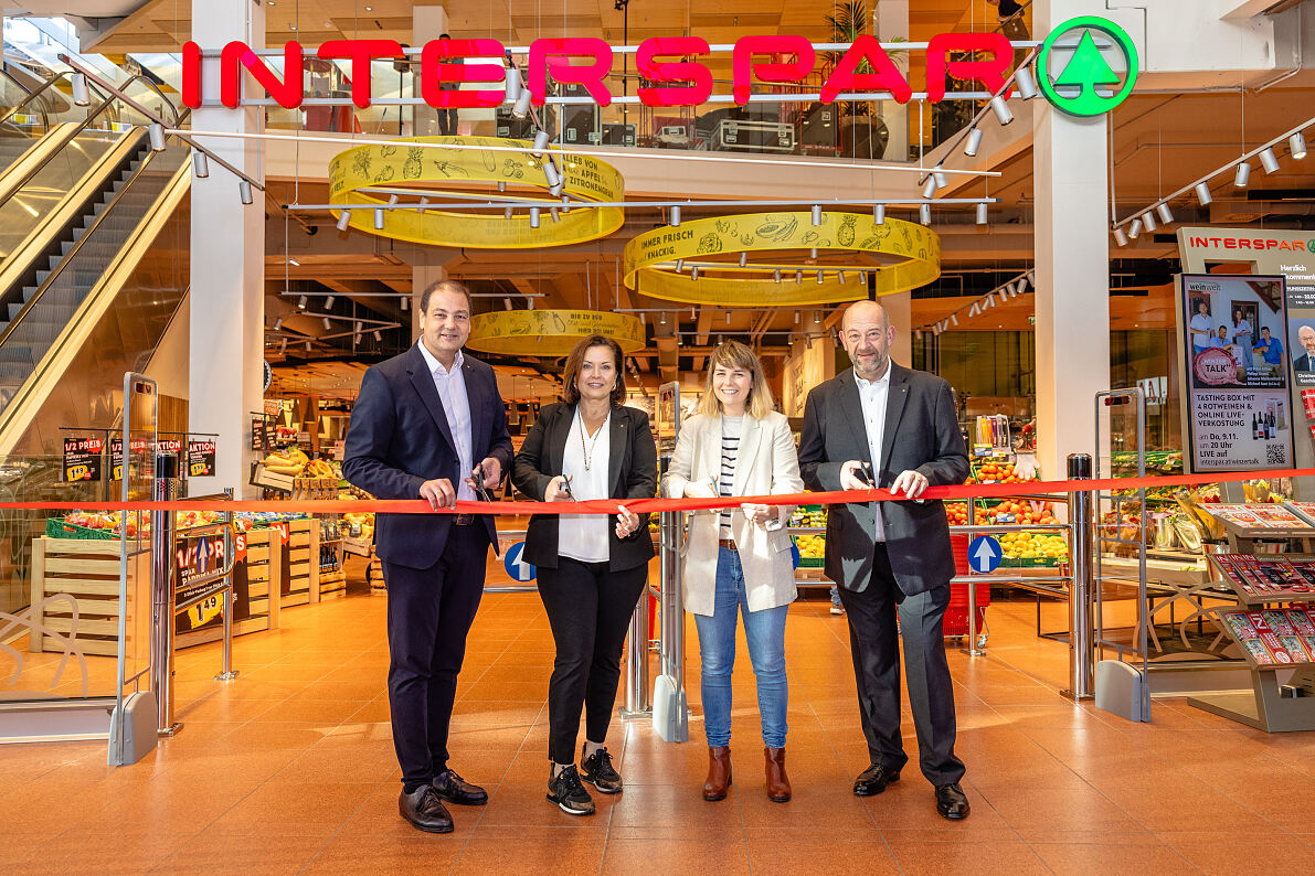Eröffnung des modernisierten INTERSPAR-Hypermarkts und -Einkaufszentrums in Wien-Ottakring © INTERSPAR Johannes Brunnbauer