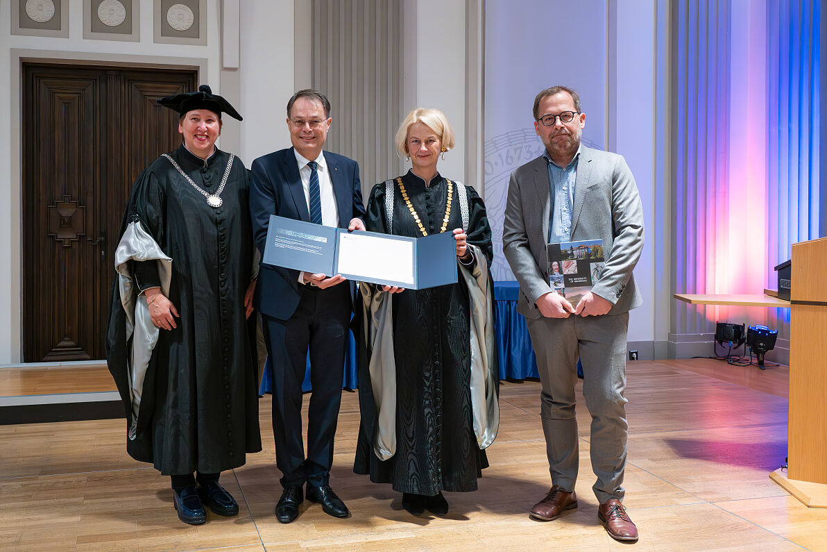 Verleihung Honorarprofessur der Universität Innsbruck an Dr. Gerhard Drexel