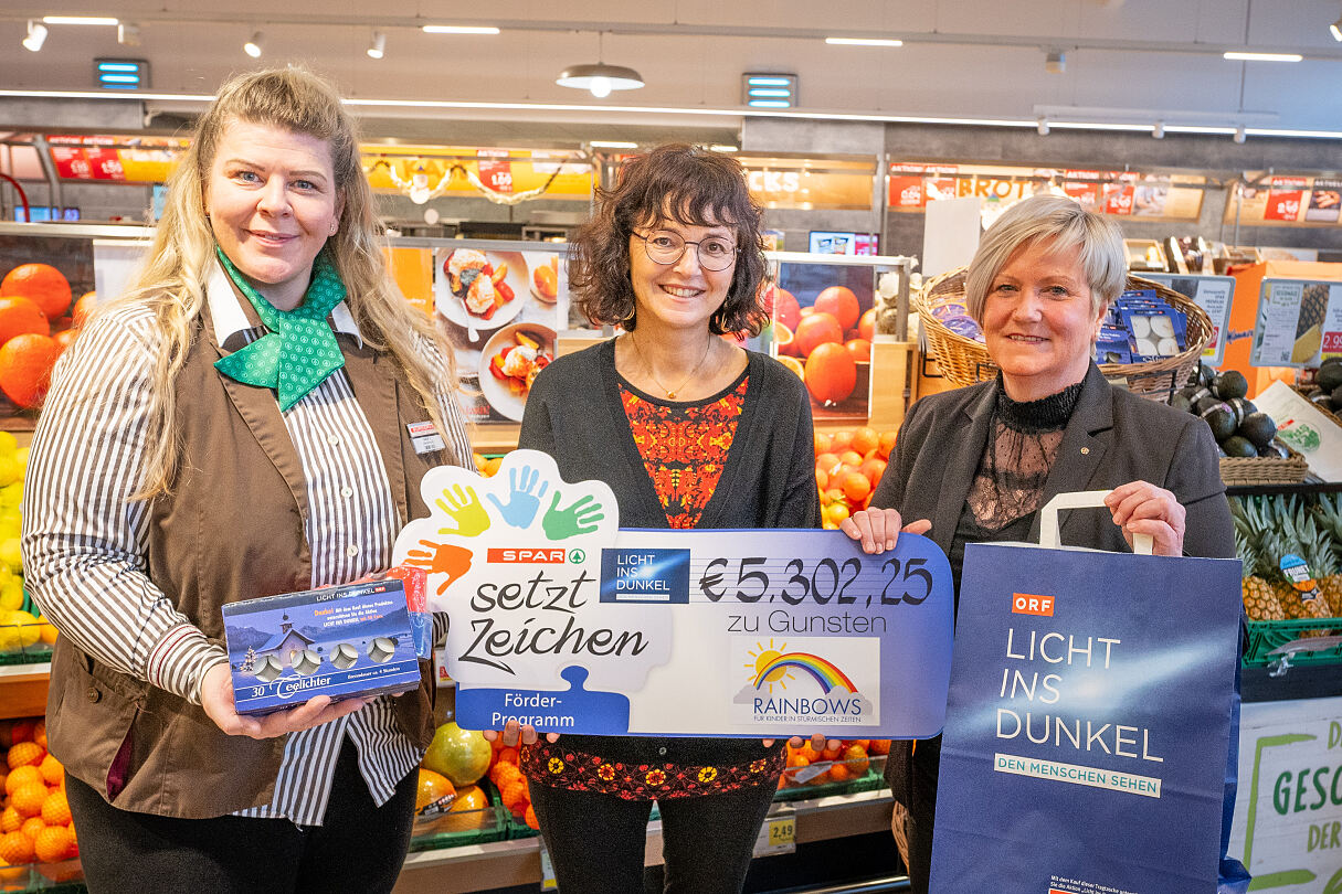 PR Foto Spende Licht ins Dunkel Rainbows Innsbruck Langer Weg