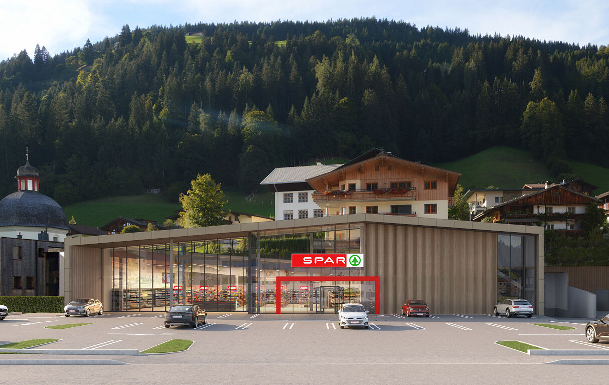 PA Foto SPAR Stadler Wildschönau Visualisierung SPAR Oberau