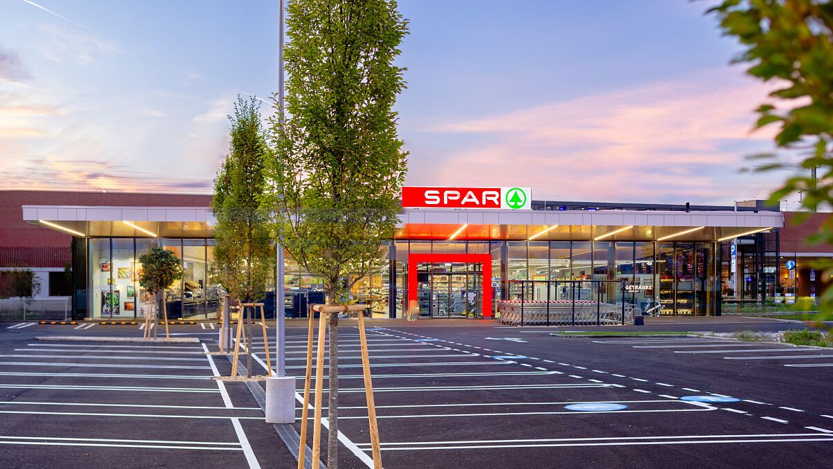 Der neue SPAR-Supermarkt in Hennersdorf