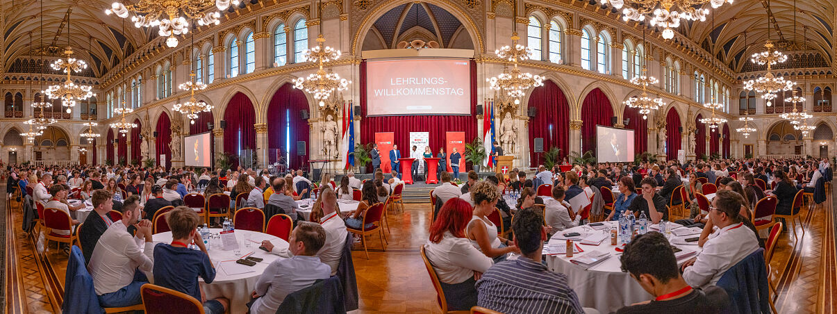 Lehrlingswillkommenstag Rathaus Wien