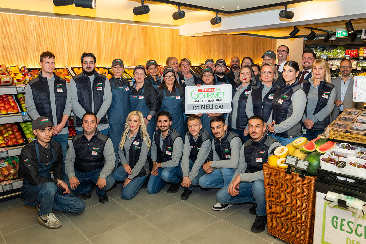 Das Team im SPAR-Gourmet Kärtner Ring