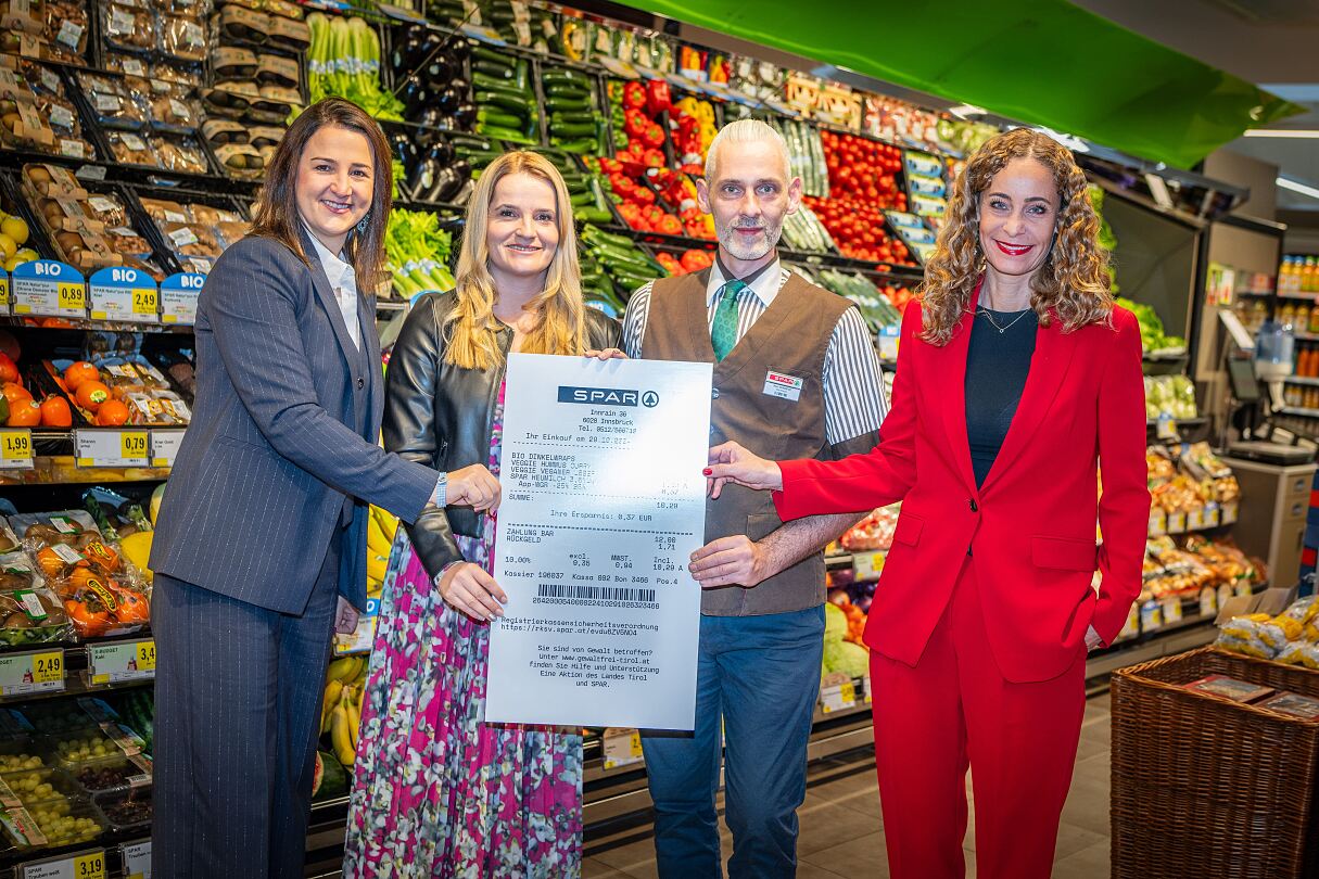 PR Foto SPAR Tirol Gewalt gegen Frauen
