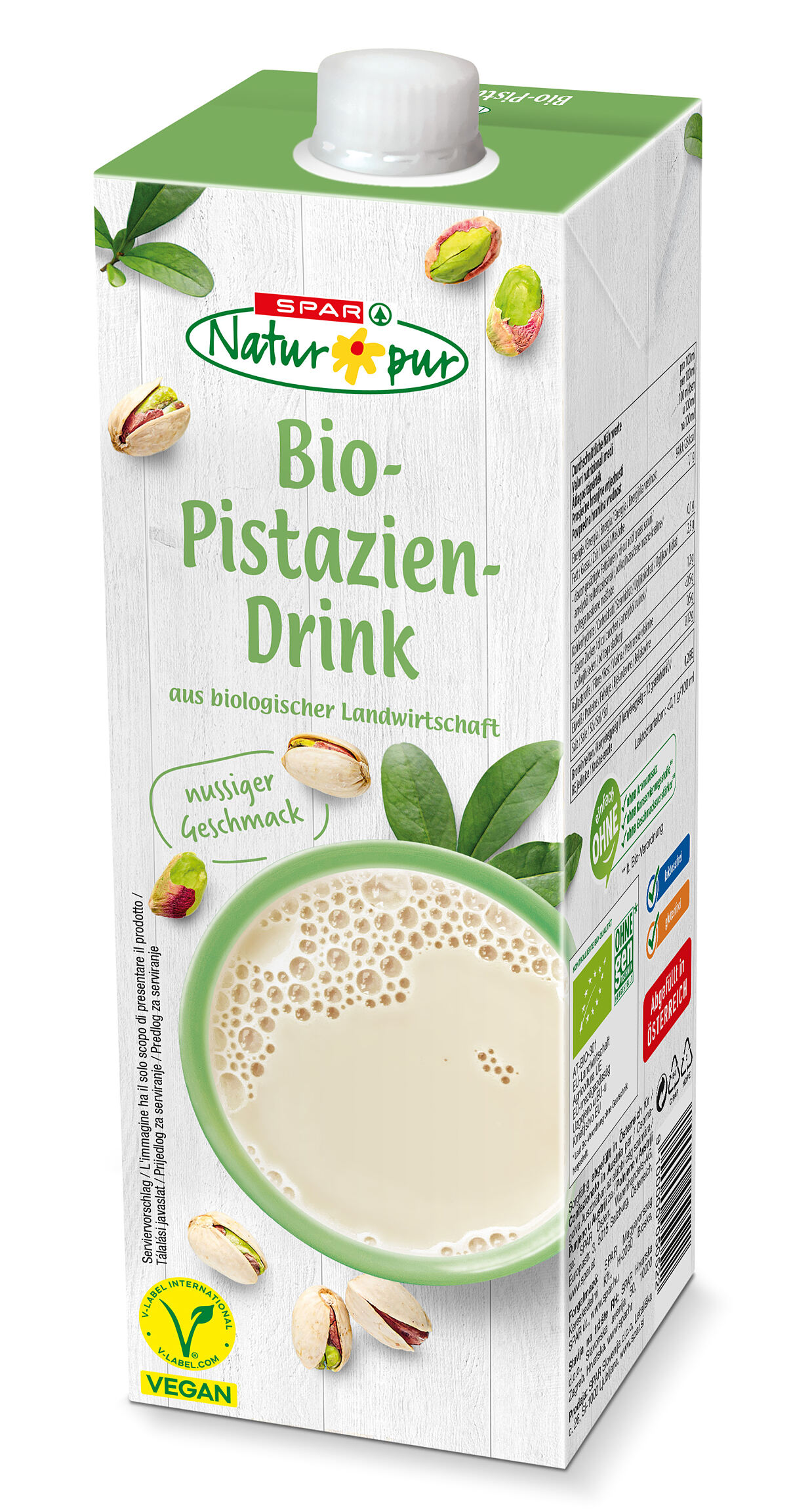 SPAR Natur*pur Bio-Pistazien-Drink