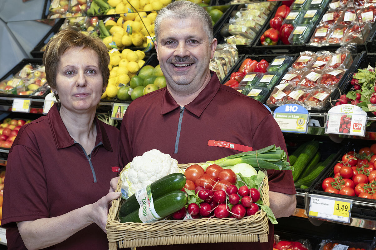 PA Foto SPAR Kaufleute Knabl Barbara Knabl Markus EH Polling