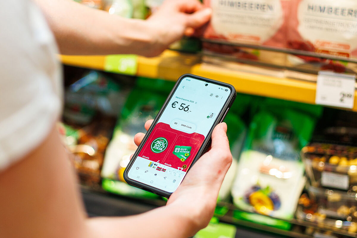 SPAR-App bei Maximarkt