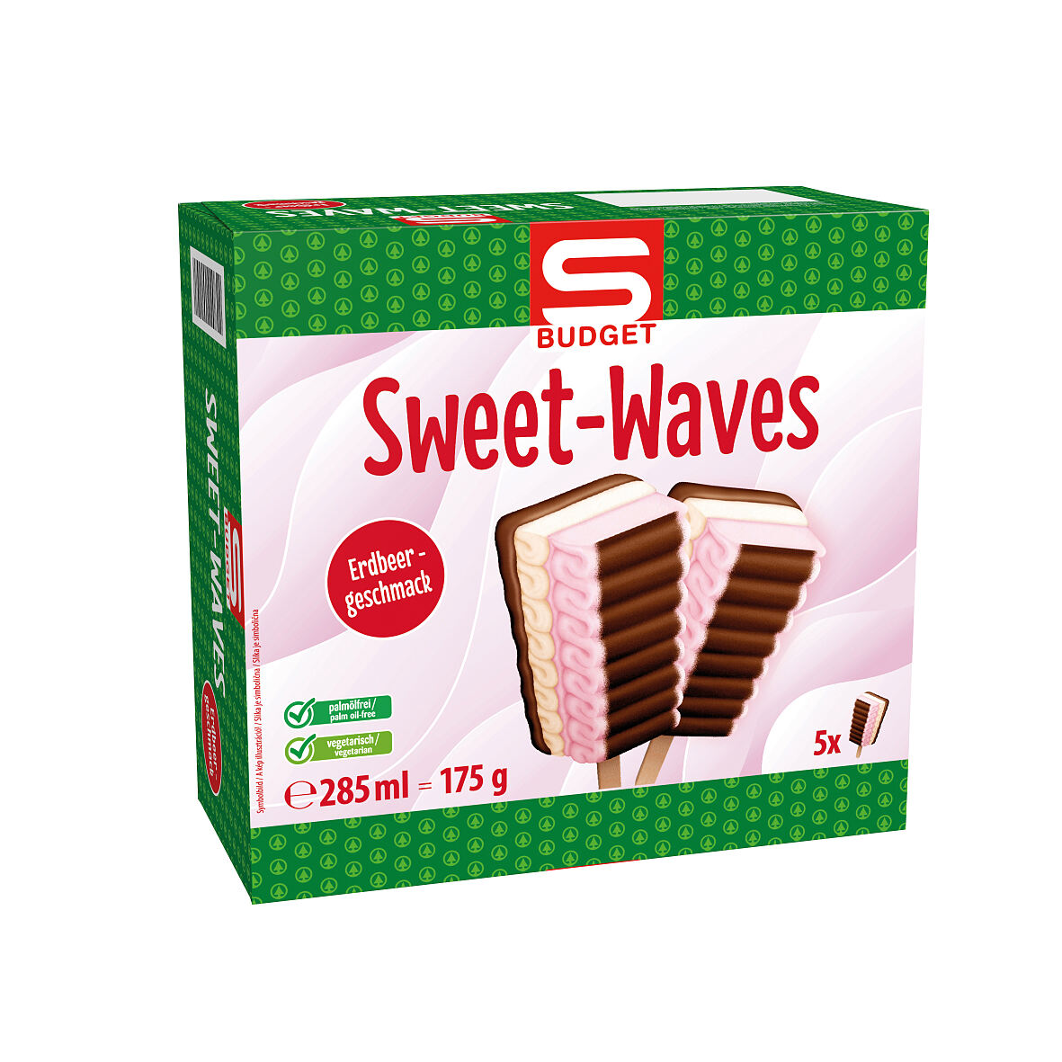 S-BUDGET Sweet-Waves Erdbeer