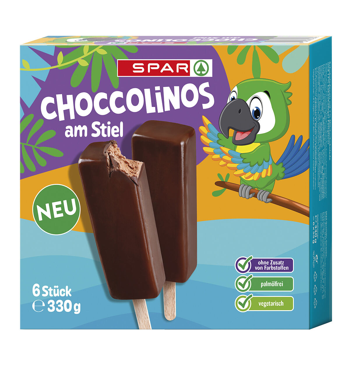 SPAR Choccolinos am Stiel