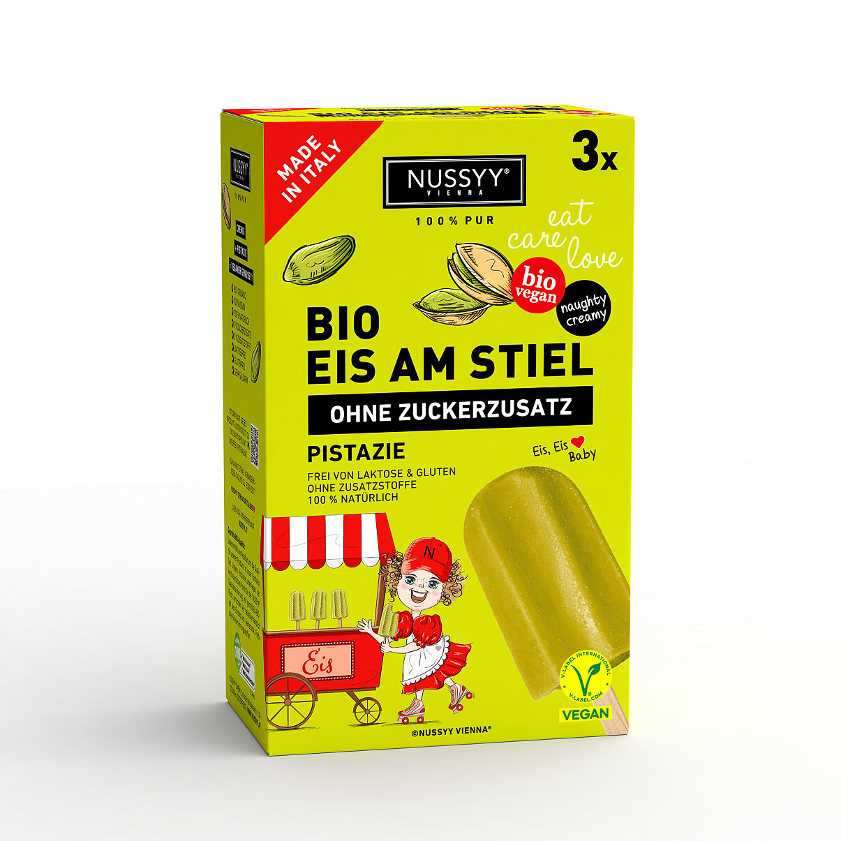NUSSYY Bio-Eis am Stiel Pistazie