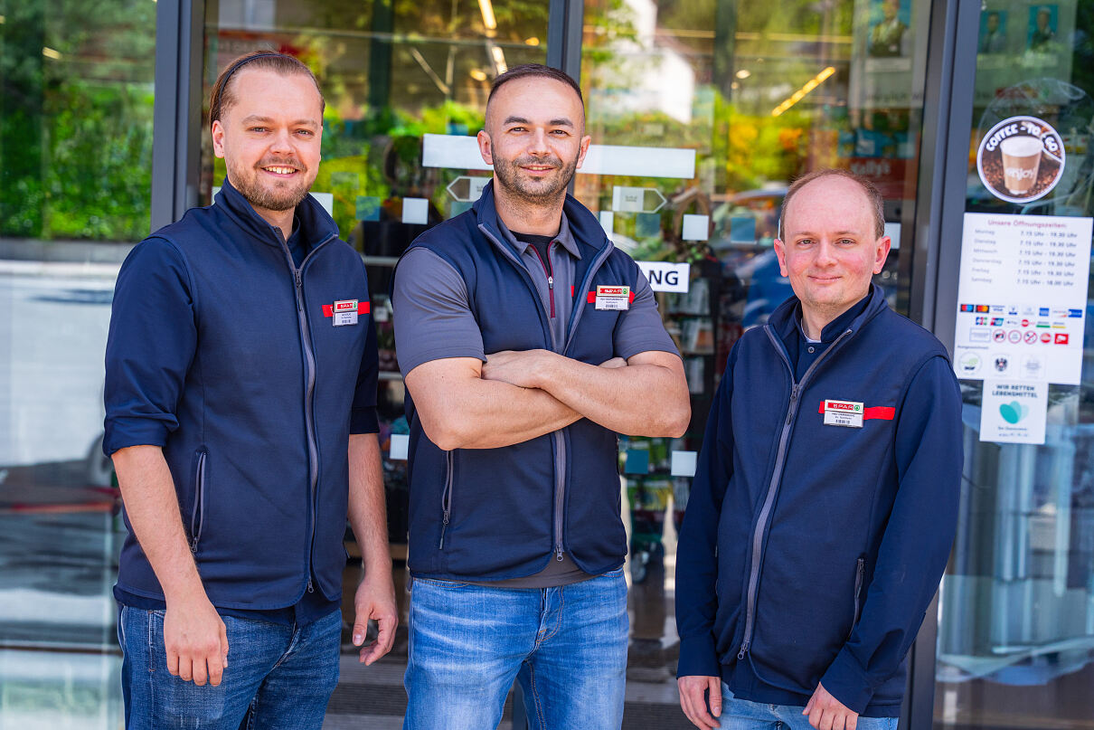 PA SPAR Berufsbekleidung Führung 02 Herr Suljic Elvis, Herr Muharemovic Mesa, Herr Osmanovic Sabahudin