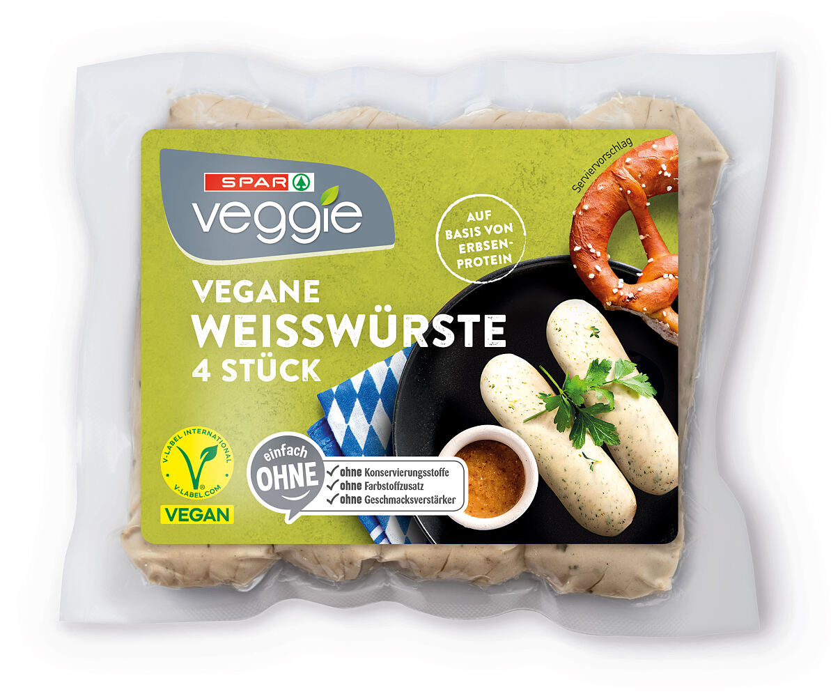SPAR Veggie vegane Weißwürste