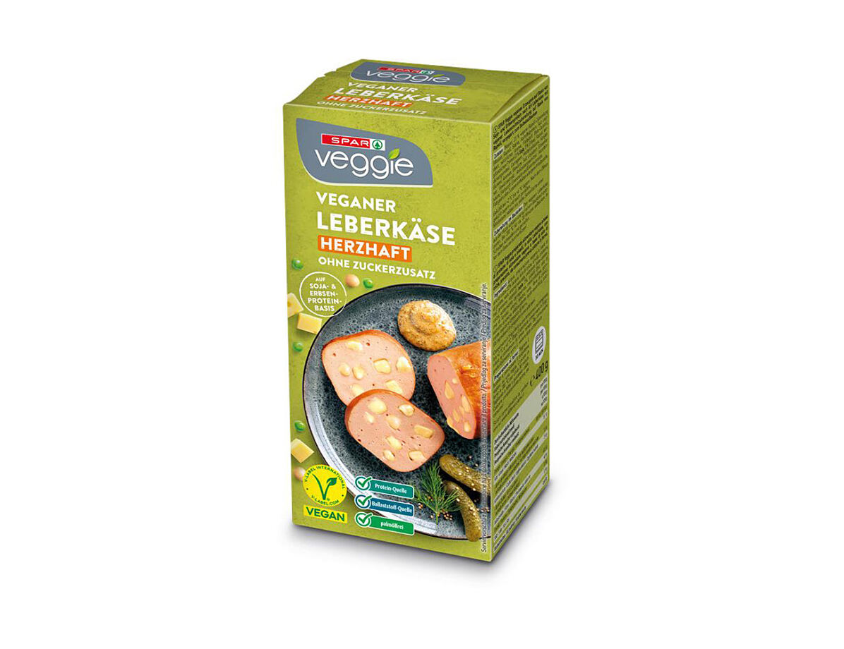 SPAR Veggie veganer Leberkäse herzhaft