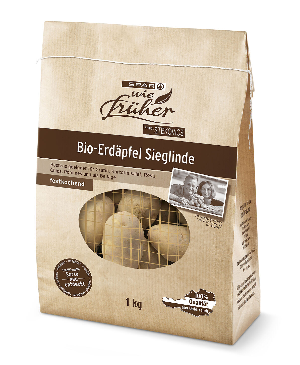 SPAR wie früher Bio-Erdäpfel Sieglinde