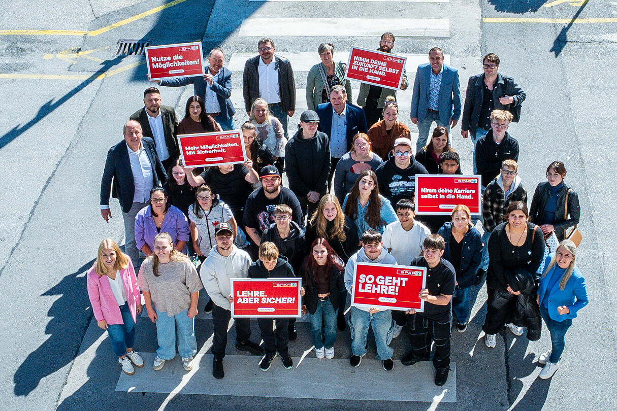 PA SPAR Lehrlings Kick-Off Gruppe Tirol