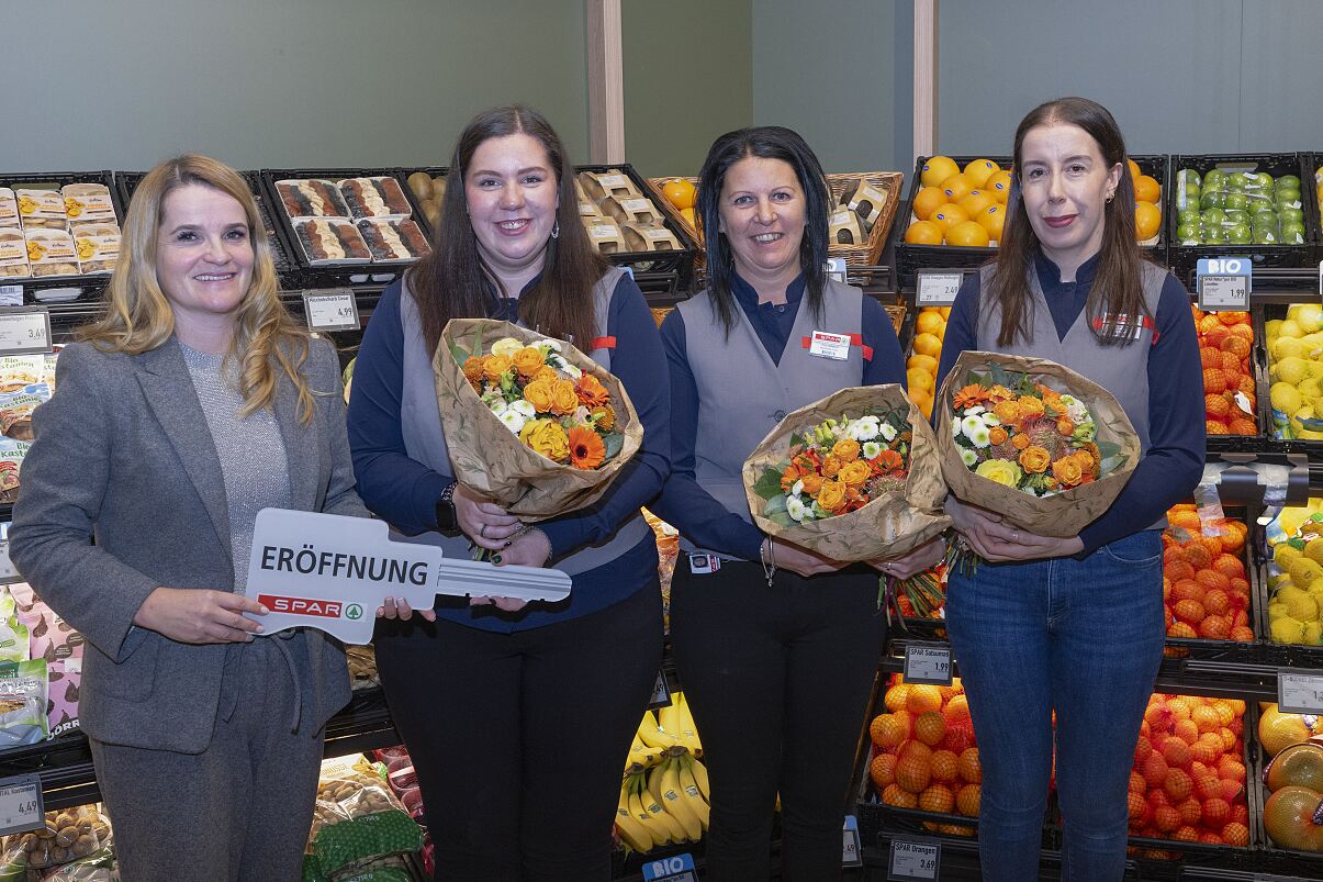 PA SPAR Eröffnung Niederau Schlüsselübergabe