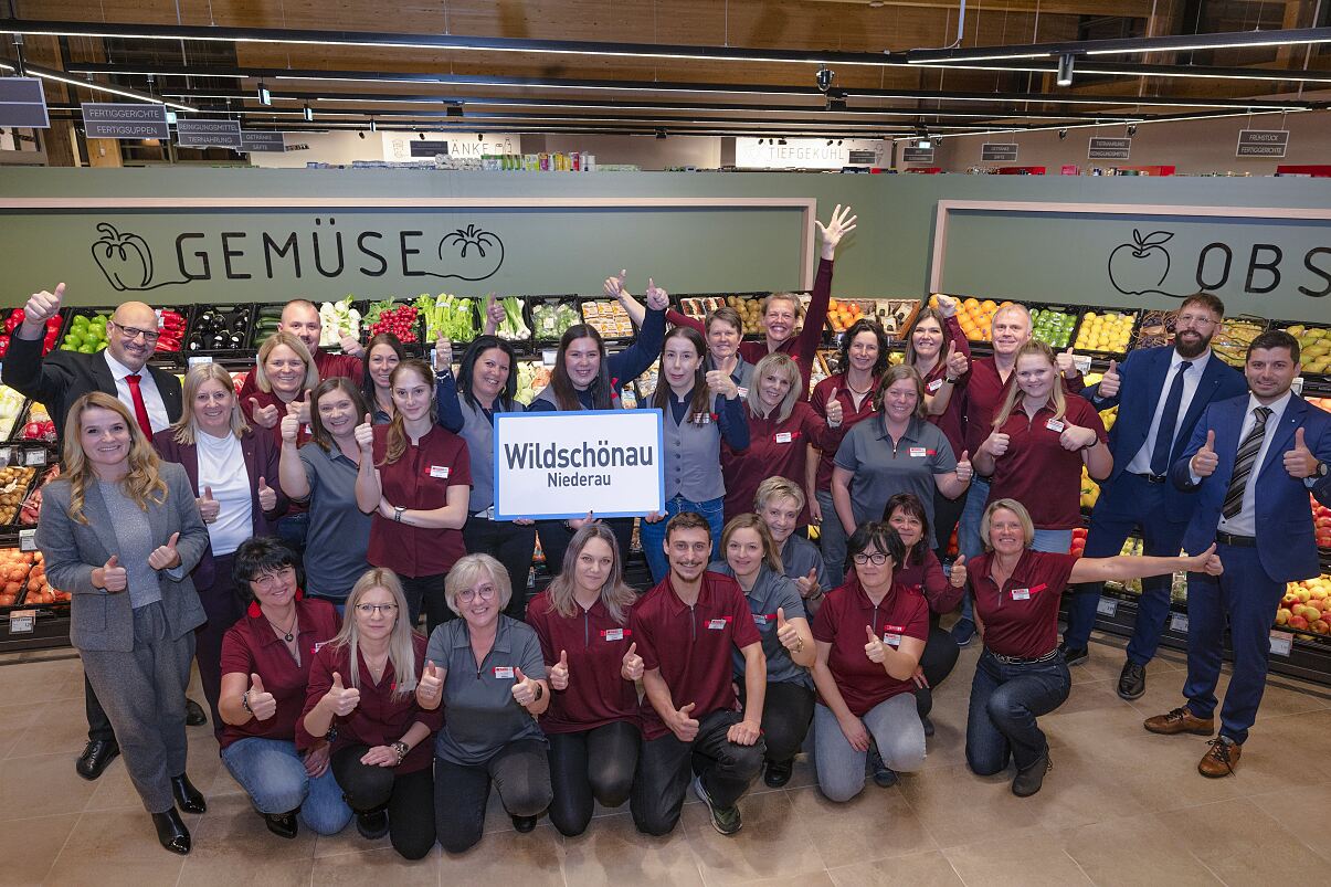 PA SPAR Eröffnung Niederau Team