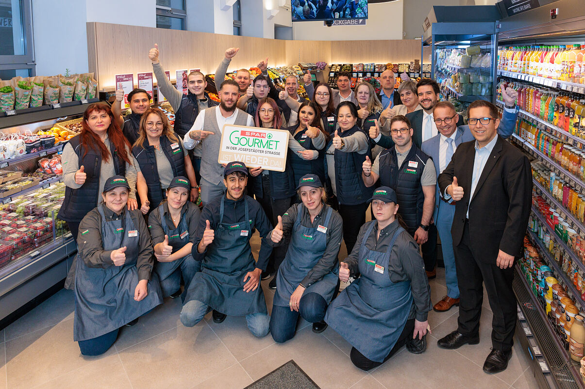 Das Team im SPAR-Gourmet Josefstädterstraße