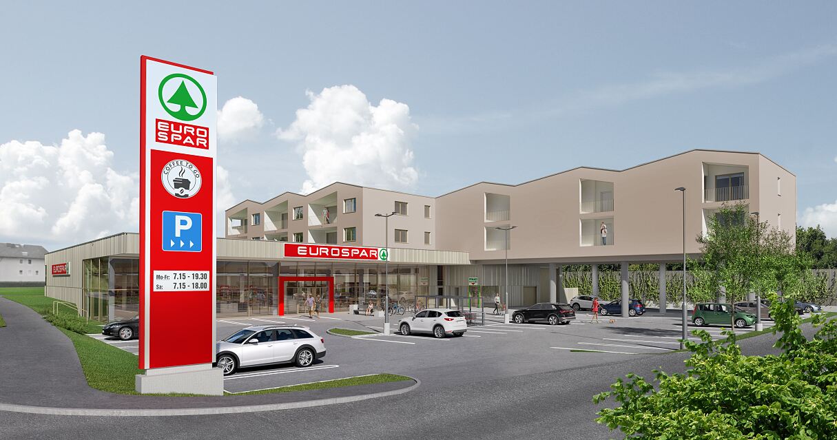 PR Foto EUROSPAR Bürmoos Visualisierung
