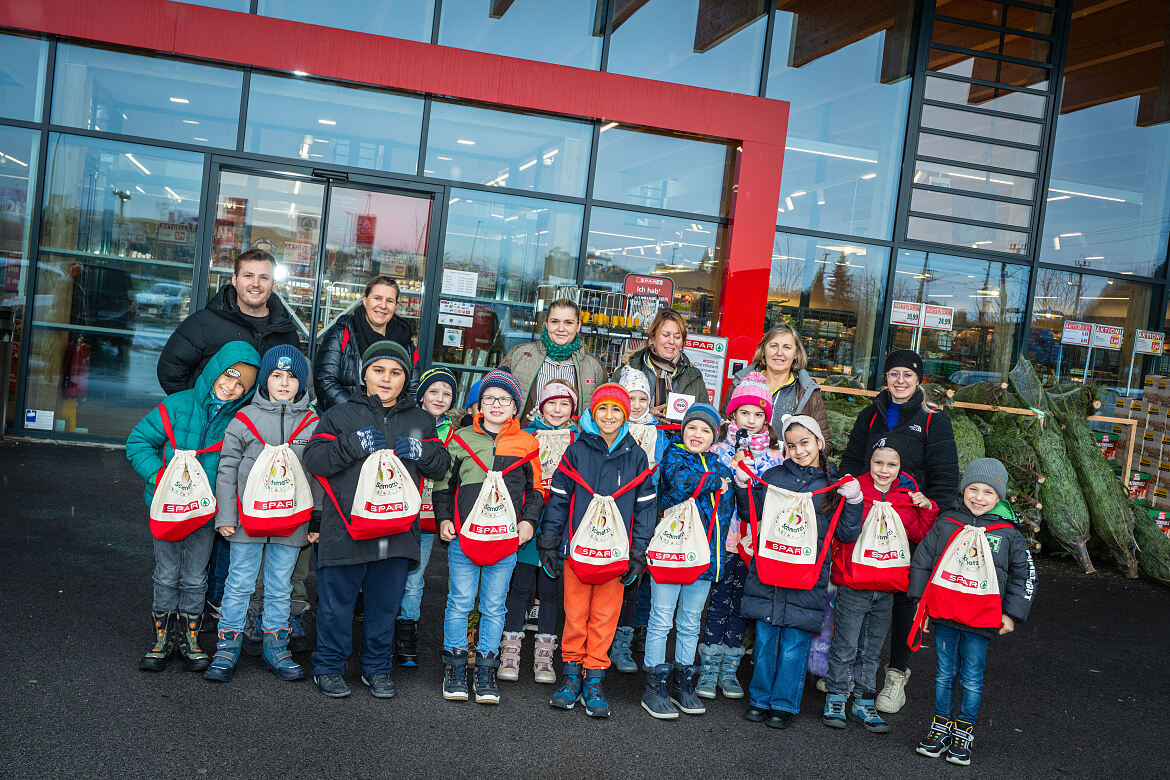 PA SPAR Projekt Schmatzi Gruppenfoto